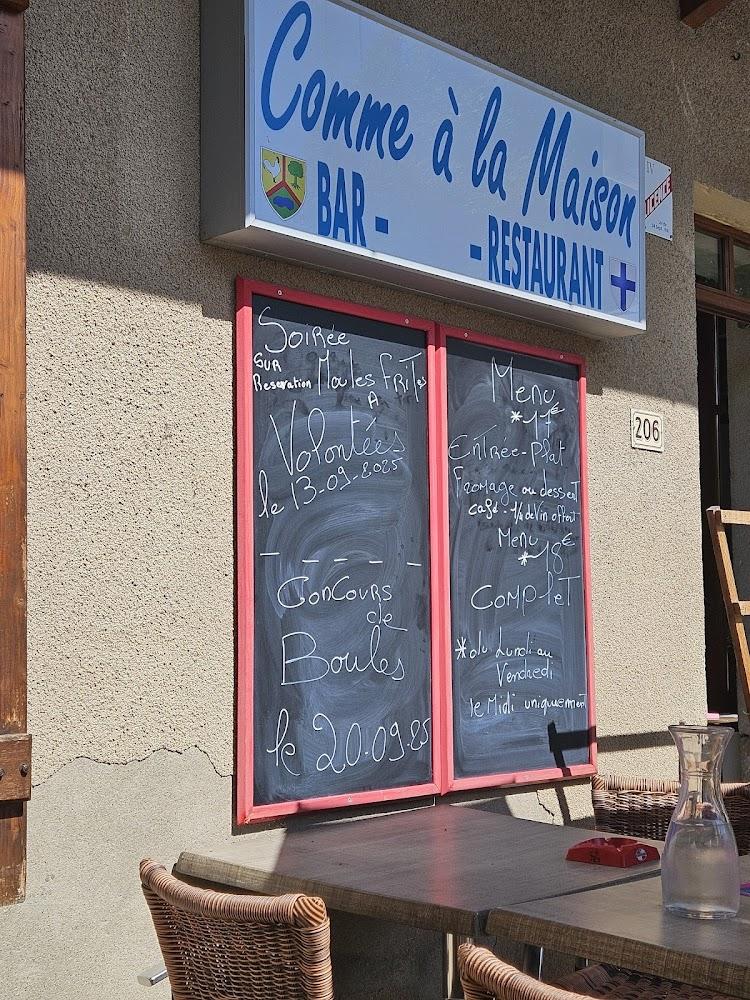 Comme a la Maison - Menu Image 1